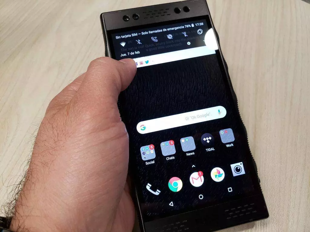 Pantalla Hydrogen One